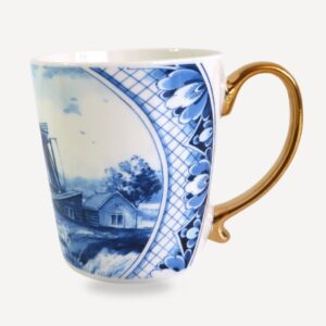 Mug Dutch Mollen Landscape Goud
